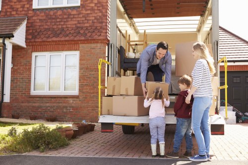 Organized belongings illustrating local storage needs