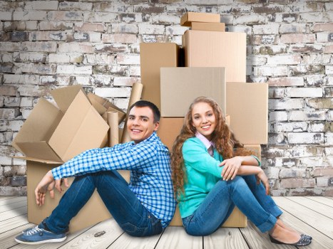 Office removals planning in Bethnalgreen with packed boxes and workspace items