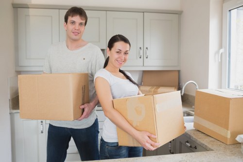 Careful packing supplies for a flat move in Bethnal Green
